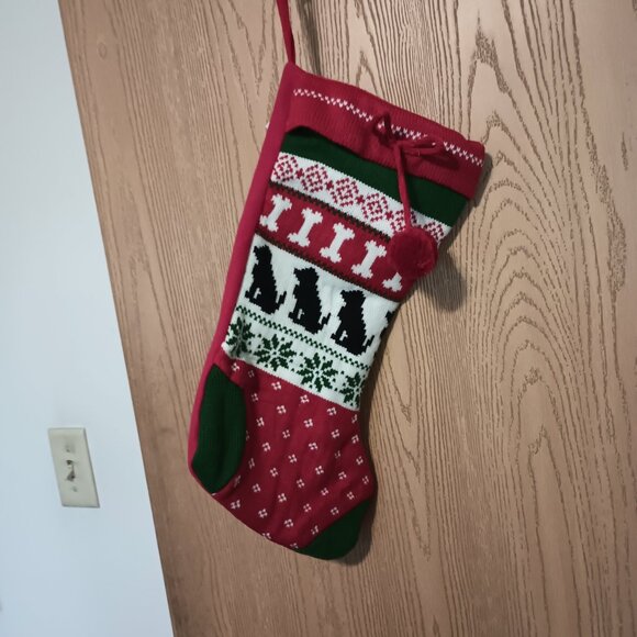 NEW 2024 Knitted Dog Stocking - Picture 1 of 6